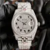 10% de réduction Watch Watch 10a Ice Out Men Full Diamond pour l'homme MONTRES MENSE DATE JUSTE CALLE ARABIQUE AUTALATIQU