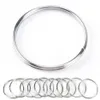 Keychains 50 100pcs Keyring Split Ring 25mm Keychain Rings Argolas Para Chaveiro Accessories For Key Porte Cle Parts268j