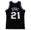 Gestikte basketbaltrui Vlade Divac 1995-96 00-01 mesh hardhout klassiek retro jersey heren dames jeugd S-6XL