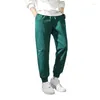 Calças masculinas primavera solta sweatpants outono homens corredores tornozelo comprimento streetwear casual baggy harem plus size 8xl