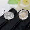 Stud Küpe Moda Kadınlar İçin Moda Küçük Ayçiçeği Daisy Çiçek Küpe Hediye Kulak Takı Brincos Boucle D'Oreille Bijoux