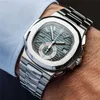 42% zniżki na zegarek luksusowy automatyczny mechaniczny dla mężczyzn Zespół ze stali nierdzewnej Business Sapphire Solid Clap Prezydent Męskie Buiness U1