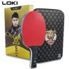 Raqueta de tenis de mesa LOKI 9 Star profesional 52 paleta de Ping Pong de carbono 6789 ultraofensiva con gomas adhesivas 240227