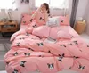 HSMLTKC Set biancheria da letto King Comforter Set Tye Dye Stitch Biancheria da letto Lenzuola e federe Parure De Lit Dekbedovertrek 240220 T28374195