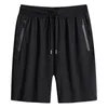 Shorts pour hommes Ice Silks Séchage rapide Hommes Casual avec poche à fermeture éclair Quotidien Voyage à domicile Confortable Respirant