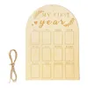 Frames Baby Po Frame Picture First Year For Keepsake Born Commemorate Wooden Board