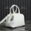 Torebki lustro 1: 1 wysokiej jakości designerskie torby luksusowe moda Tote Intrecciato skórzana torba na kręg