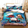 Set Adventure Time Finn och Jake The Dog Face Bedding Set Single Twin Full Queen King Size Bed Set Aldult Kid Bedroom duvetcover Set