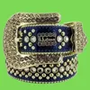 2023 DesignerBelt Simon Belts For Men Women Glanzende diamantgordel zwart op zwart be wit multolour met bling steentjes als cadeau missseller8768239