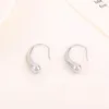 Boucles d'oreilles pendantes élégantes en acier inoxydable pour femmes, couleur or argent Rose-or, bijoux modernes uniques, vente en gros