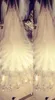 2022 Real Image Bling Crystal Cathedral Bridal Veil Luxury Long Lace Applique Beaded Custom White Ivory High Quality Wedding Veils7404197
