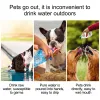 ステッカーポータブル犬の水のボトルボウル用ボウルアウトドアウォーキング子犬のペット旅行水ボトル猫飲酒ボウル犬用品