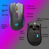 Mouse Mouse da gioco 2.4G Mouse ottico wireless USB da 4800 DPI con retroilluminazione RGB