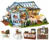 CUTEBEE DIY Puppenhaus Holzpuppenhäuser Miniatur Puppenhaus Möbelset Casa Musik Led Spielzeug für Kinder Geburtstagsgeschenk A68A MX7470632