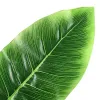 Decorative Flowers 20Pcs Artificial Leaf Lifelike Banana Fake Plant Hawaiian Party Decor Accessories Supplies 2024304