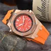 68% OFF watch Watch Luxury Mens P quartz oak hexagon bezel man lady wristwatch Rubber strap Sports 9009 Modern bracelet