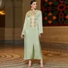 Etnische kleding Eid Mubarak Djellaba Moslimvrouwen Abaya met capuchon Marokkaanse avondfeestjurk Dubai Turkije Kaftan Islamitische Jalabiya Robe Gown