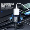 New A Inverter Charger 12220V 110V PD Type-C Adapter充電ソケットQC3.0 USB 24V会話パワーオートカーCONV P2P7 NEW