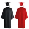 Costumes de chat, robes de remise de diplôme, robes pour adultes, ensembles de vêtements académiques pour baccalauréat, tissu pour diplôme universitaire et secondaire