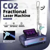 Melhor máquina fracionária do laser do co2 acne remoção da cicatriz da pele que aperta o equipamento de resurfacing 60w potência 2 anos de garantia uso do salão de beleza