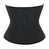 Shapers pour femmes avant 30cm latex taille formateur 25 acier désossé respirant trou d'air corset noir nu cincher