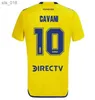 Camisas de futebol CAVANI Boca Juniors 2023 2024 BENEDETTO MARCOS ROJO CARLITOS ROSSI TEVEZ SALVIO BARCO JANSON MEDINA Kids Football ShirtH2434