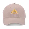 Бейсбольная кепка из липрераза, армейский капрал, унисекс, кепка с вышивкой, стираный хлопок, с вышивкой, регулируемая