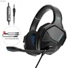 Handy-Kopfhörer NUBWO N13 3,5 mm kabelgebundene Gaming-Kopfhörer Over-Ear-Gaming-Headset, Geräuschunterdrückung mit Mikrofon-Lautstärkeregelung, kompatibel mit Xbox YQ240304