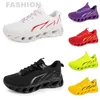 men women running shoes Black White Red Blue Yellow Neon Grey mens trainers sports outdoor athletic sneakers GAI color32