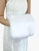 Günstige 2017 Winter Weiße Kunstfell-Hochzeitshandschuhe Warme Brautmuff-Accessoires für Ihre Hochzeit aufbewahrt Quickly1478344