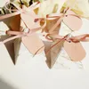 Gift Wrap Box Triangular Pyramid Marble Candy Wedding Favors Chocolate Packaging Baby Shower Giveaways Boxes Party Supplies