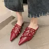 Pantofole Sandali 2023 Scarpe di vendita calde da donna Modem Donna Moda Casual Punta a puntaH2434
