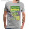 T-shirts pour hommes Geek Tshirt Hommes T-shirts Herbert West Reanimator Lovecraft Été 100% coton T-shirts à col rond à manches courtes Vente chaude T-shirts personnalisés L240304