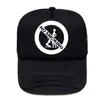 Casquettes de baseball Fille et garçon No Smoking Sex Casquette de baseball imprimée pour femmes hommes unisexe 2024 été parents-enfants chapeaux maille visière chapeau de soleil extérieur