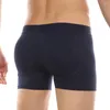 Underbyxor Sexiga herrbilar vadderade höft- och buunderwear Push Up Cup Bulge Förbättrande underkläder Gay Men Boxer