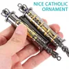 Curtain GatePost Holy Scroll Decorative Mezuzah Gifts Skrift bröllop dekorationer hantverk retro prorn vintage religiös