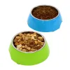 الإمدادات Hoopet Cat Puppy Histten Feeder Pet Food and Water Bowls Freeers Pet Supplies Stainless Steel Bowl Bowl Double