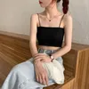 Camisoles Tanks Seide Frauen Stil 1 stücke Bequeme Bh Sommer Nahtlose Eis frauen Atmungsaktive Outdoor Für Hosenträger Koreanische Einfarbig weich