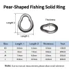 Boxes Elllv 200pcs Stainless Steel Solid /Split Ring Fishing Line Lure Connector Freshwater Saltwater Fishing Practical Accessories