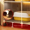 Mats Simplicity Multi Layer Transparent Household Cat Cage Not Occupy Indoor Space Animal Villa One Piece Non Occupying Pet House