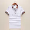 Casual Men's T-shirts Plaid Fred Preey Mens Summer Turtleeck koszulka polo Bawełna koszulka z krótkim rękawem Paul Business Shirt 240304