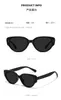 GM Sunglasses Luxury Designer Brand Personality black narrow frame net red sunglasses women's new cat-eye sunglasses advanced European and American style cool 9017