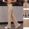 Pantalon de Yoga chaud et ample pour femmes, pantalon de sport, Fitness, jambes droites, décontracté, jambes larges