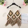 Camis Nieuwe Holle Vest voor Vrouwen Boho Tanktop Bohemian Crop Tops Nationale Stijl Hemdje Dame Gratis Verzending