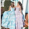 Em estoque Vestidos de ocasião especial Floral Brocade Prom Queen Dress 2K24 Espartilho Metálico Ballgown Longo Pré-adolescente Lady Pageant Formal Eve Dhwqd