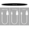 Câble court blanc Micro USB type C 25CM, cordon de Charge pour Iphone Android 2A, Charge rapide, Station de Charge pour téléphone portable