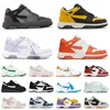 OFF-WHITE Out Of Office OOO Low Tops off white offwhite off whitesdesigner shoes 【code ：L】OG Original Flat Out Of Office OOO Low Tops scarpe casual offre Panda Nero Grigio Oliva