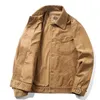 McIkkny Men Cargo Corduroy Jackets春の秋のカジュアルアウトウェアコートオスのトップ衣類サイズM4XL 240304