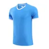 Maglie da calcio in bianco di alta qualità Maglia da calcio per adulti Manica corta da allenamento Top con scollo a V Maglietta sportiva Jersey personalizzata 240228