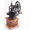 Outils Cafeteira Vintage roue en métal poignée de main ménage Portable noyau en céramique moulin à café manuel
